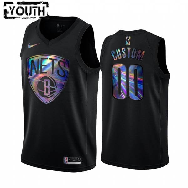 NBA Brooklyn Nets Trikot Benutzerdefinierte Iridescent HWC Collection Swingman - Kinder NBA Brooklyn Nets Trikot Benutzerdefinierte Iridescent HWC Collection Swingman - Kinder
